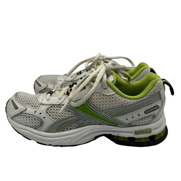 RbK Women's White Green Lace Up Mesh Walking Running Shoes Size 6 - Picture 5 of 9
